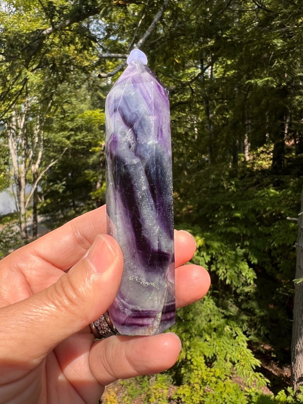 Fluorite (13) tower | crystal